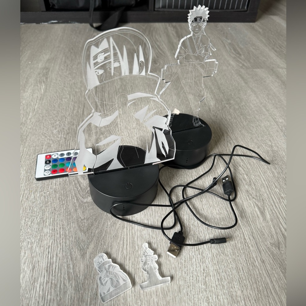 LED Anime Figure Display Stand with Remote